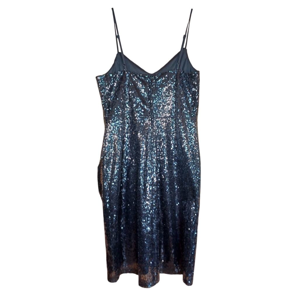 Speechless Black Sequin Cocktail Dress Women’s Large Vegas Outfit Club Birthday - Picture 3 of 8
